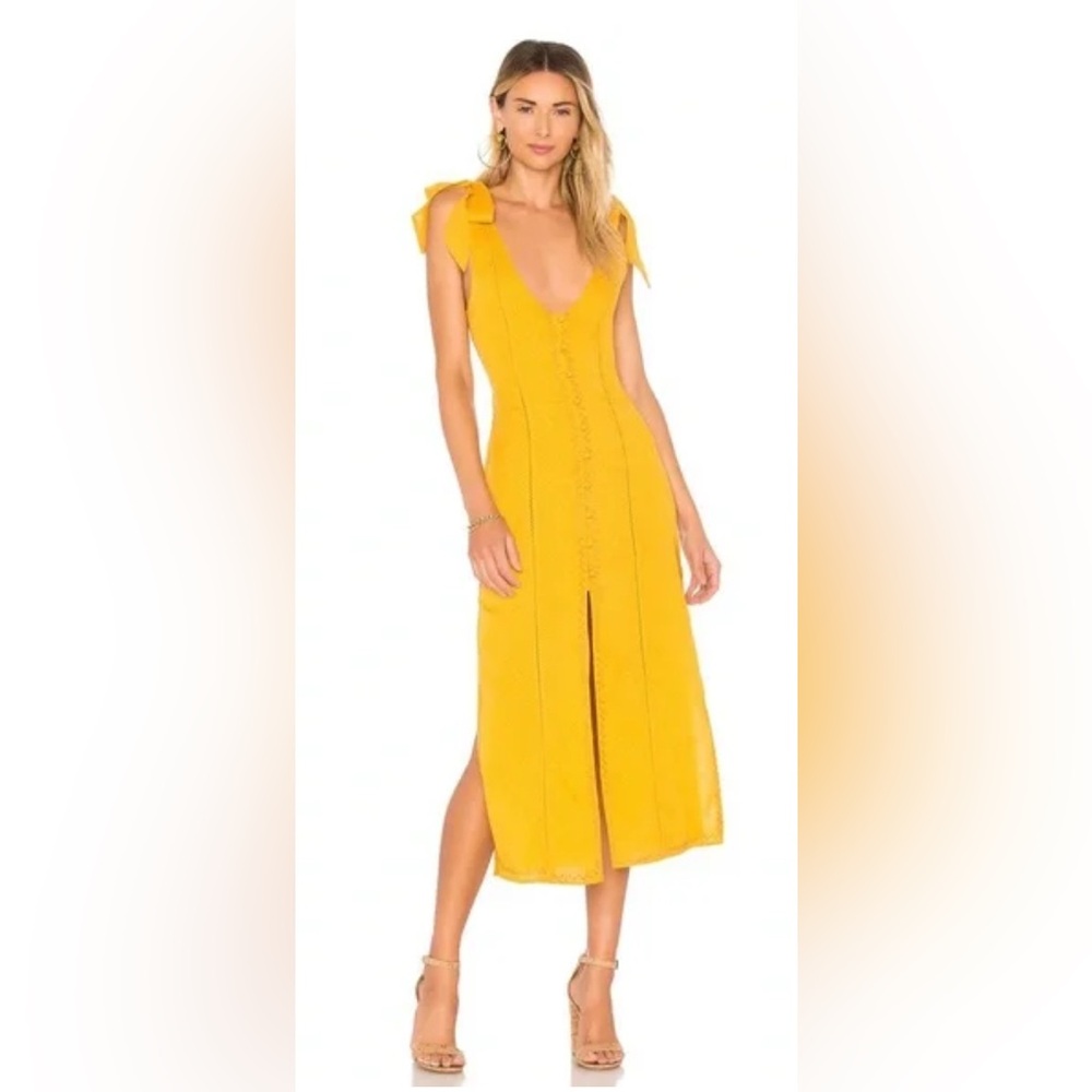 Tularosa Mustard Yellow Dress